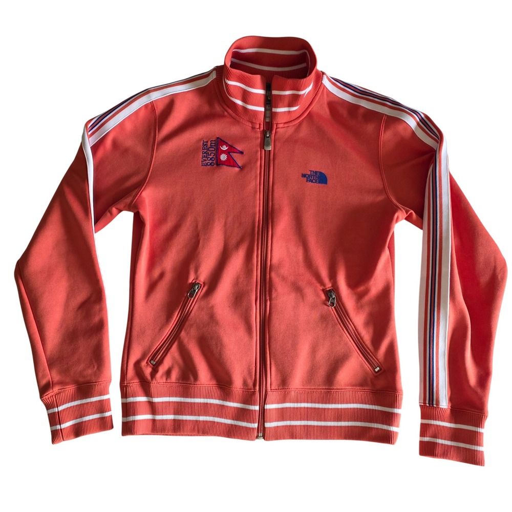 The North Face A5 Series Everest 8850m Track Jacket Orange Vintage Womens L AG7E